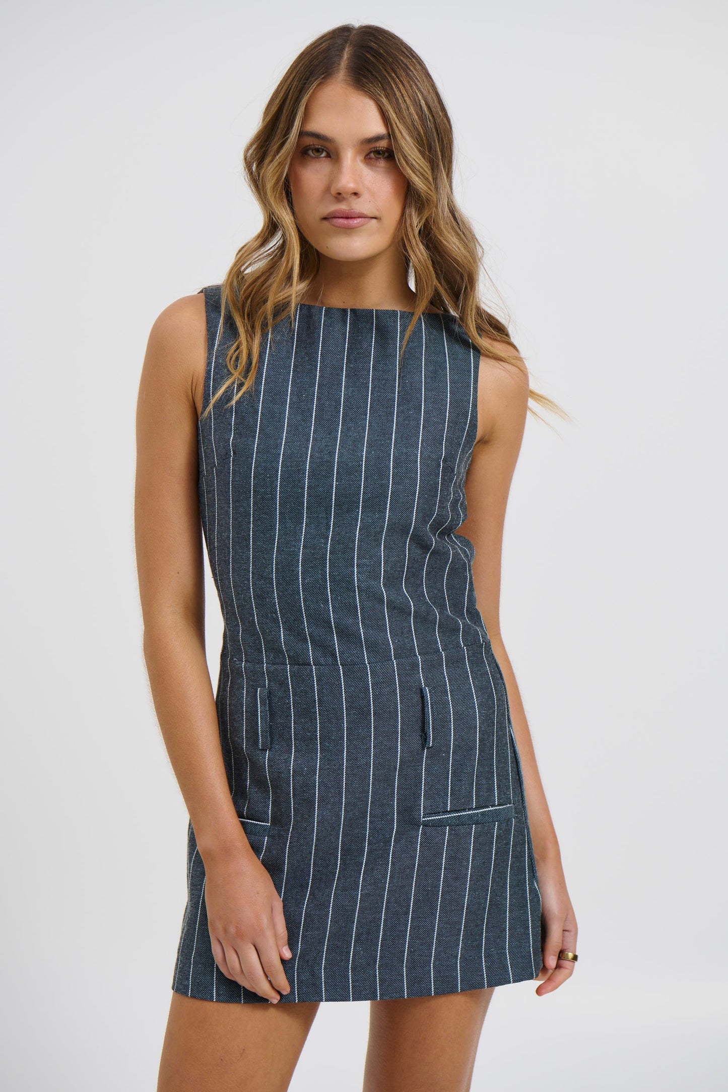 Kareena Mini Dress Blue - FINAL SALE