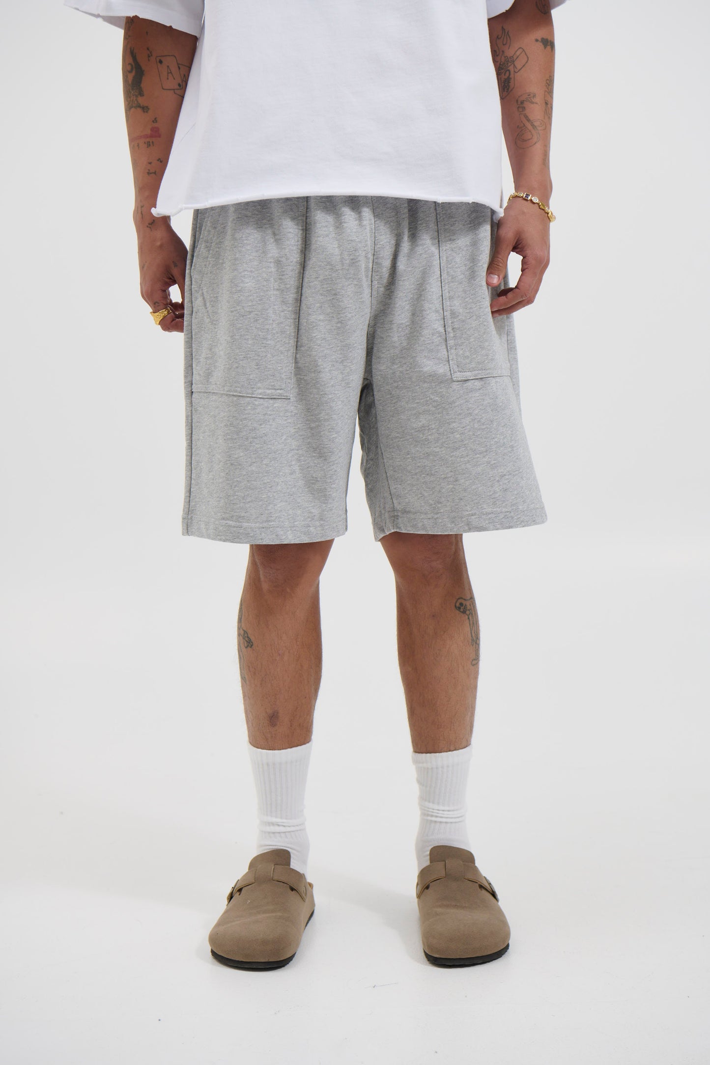 Jude Jersey Short Grey