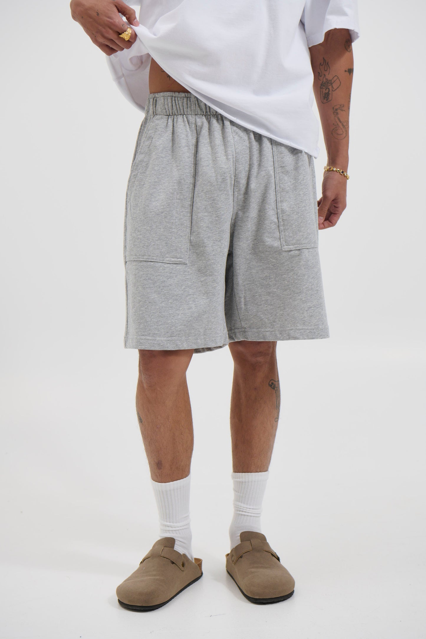Jude Jersey Short Grey