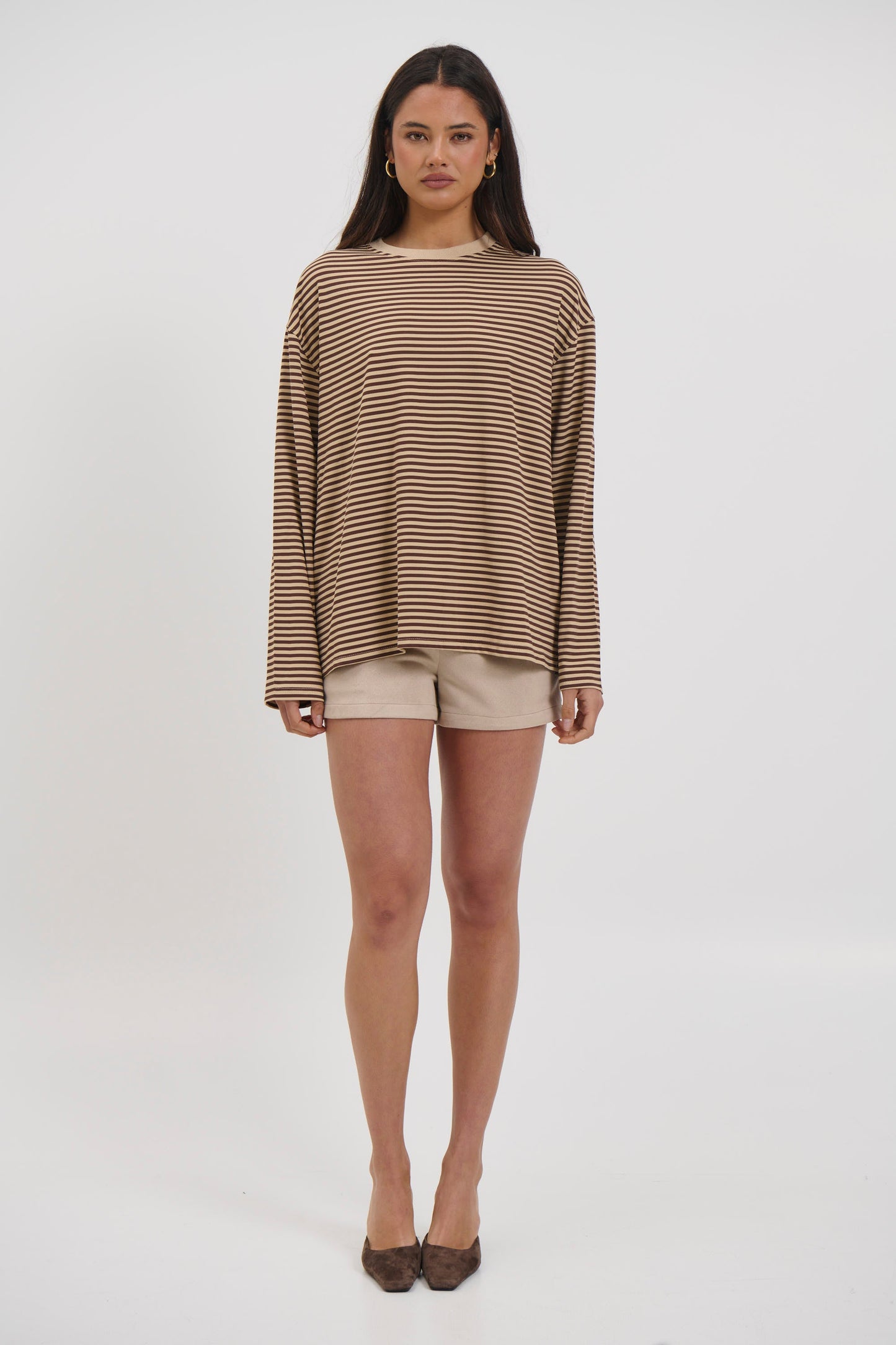 Asher Long Sleeve Latte - FINAL SALE