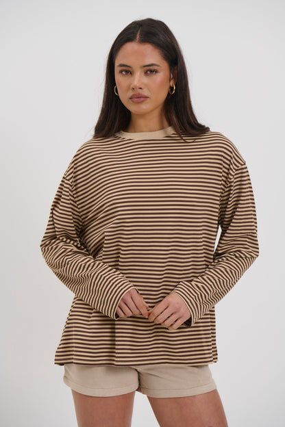 Asher Long Sleeve Latte - FINAL SALE