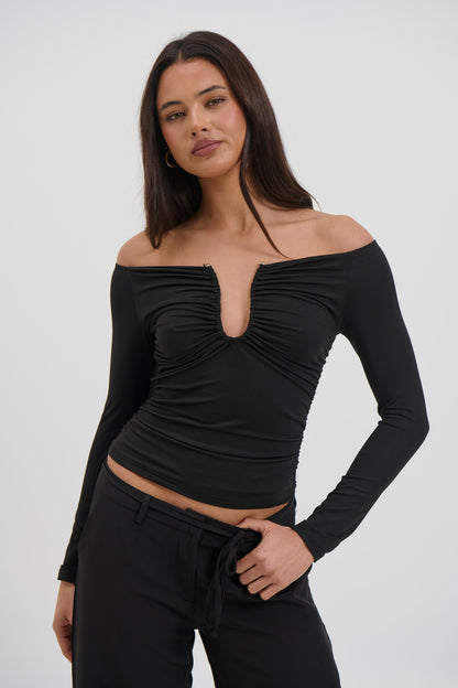 Gisella Top Black - FINAL SALE