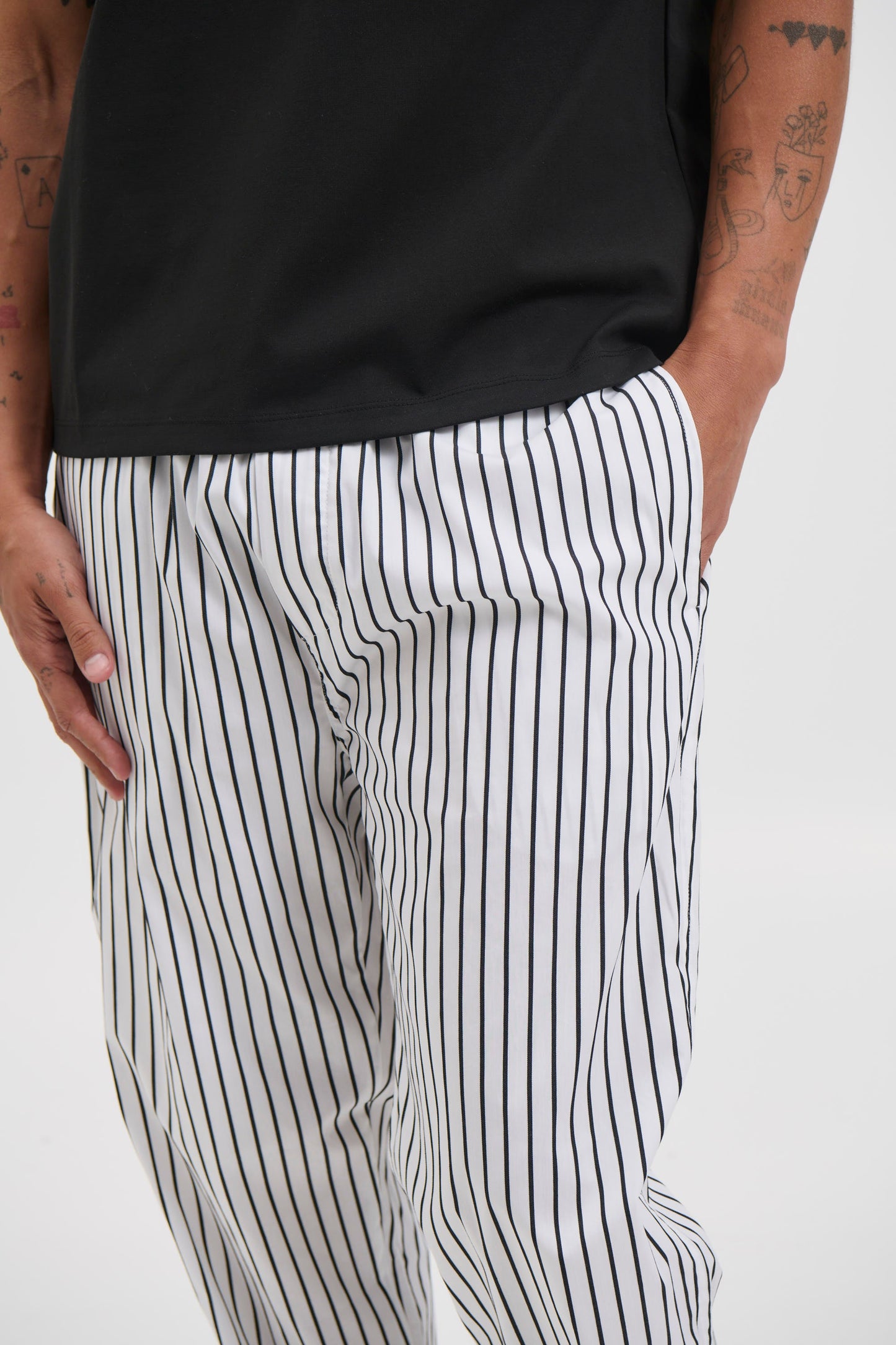 Locky Straight Pant Stripe - FINAL SALE