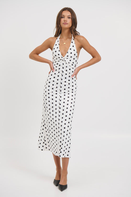 Lara Maxi Dress White - FINAL SALE