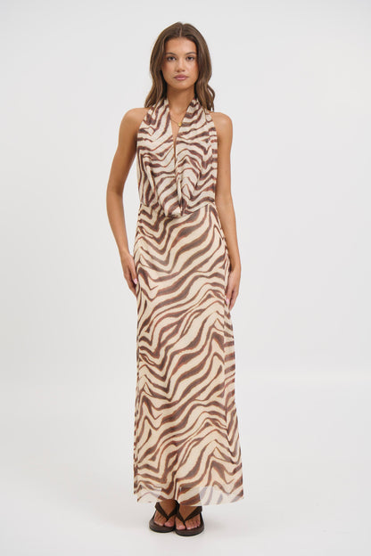 Josie Maxi Dress Brown