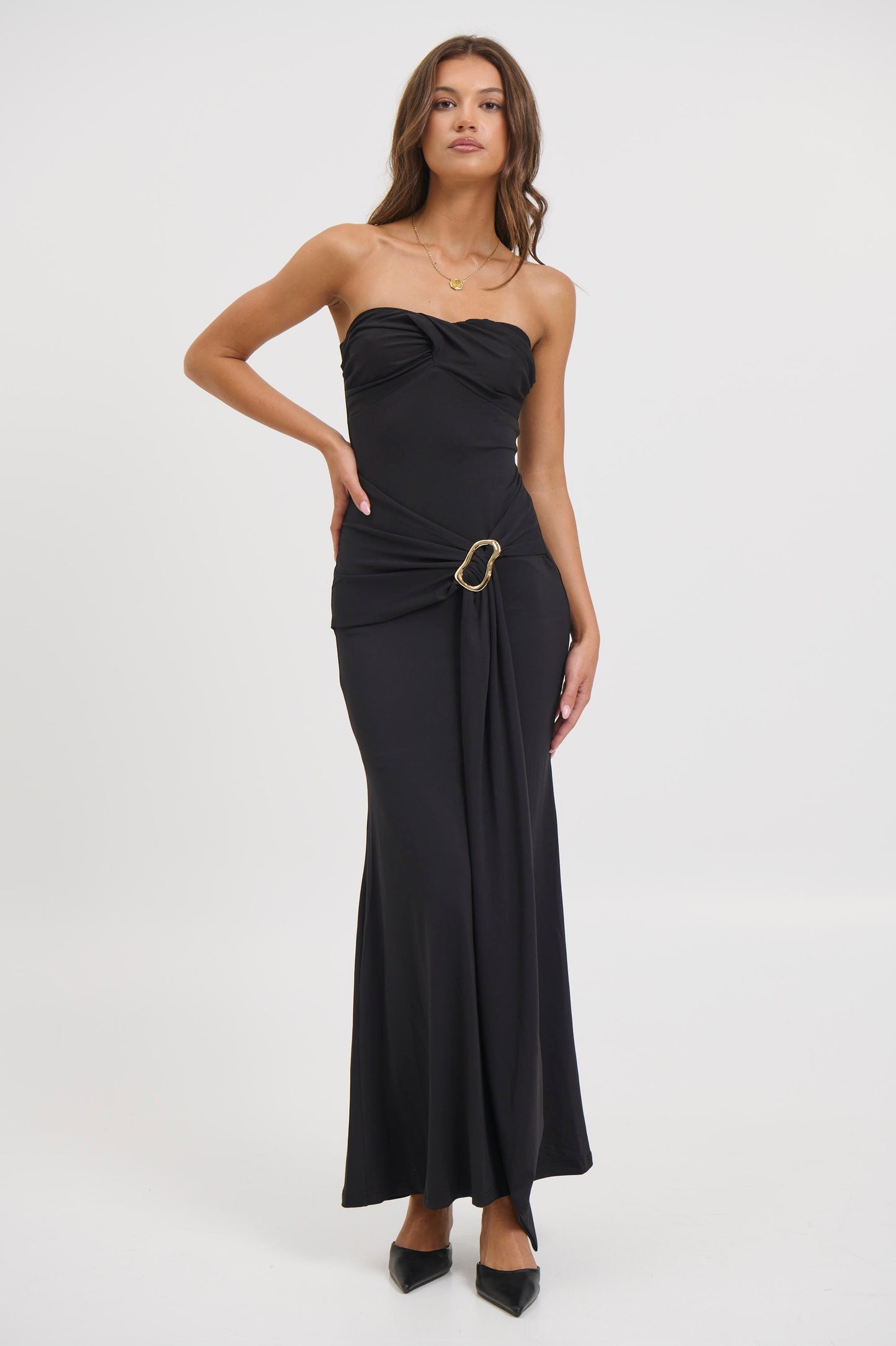 Kelly Maxi Dress Black - FINAL SALE