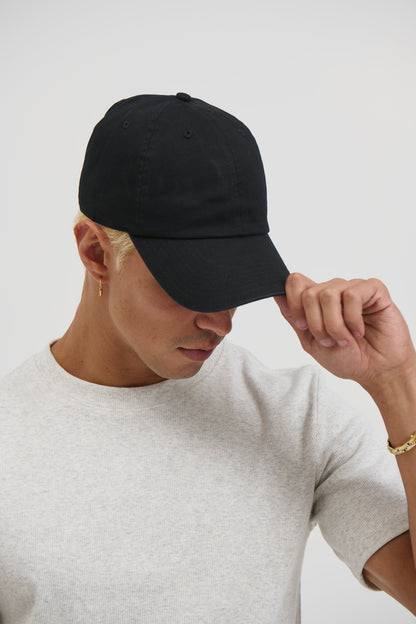 Classic Vintage Clean Up Cap Black