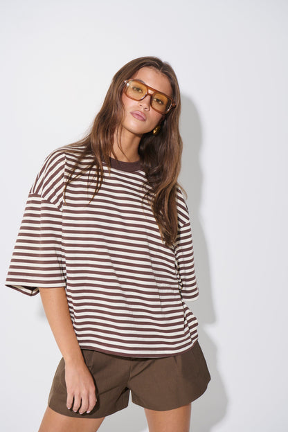 Bloom Short Sleeve Dark Chocolate