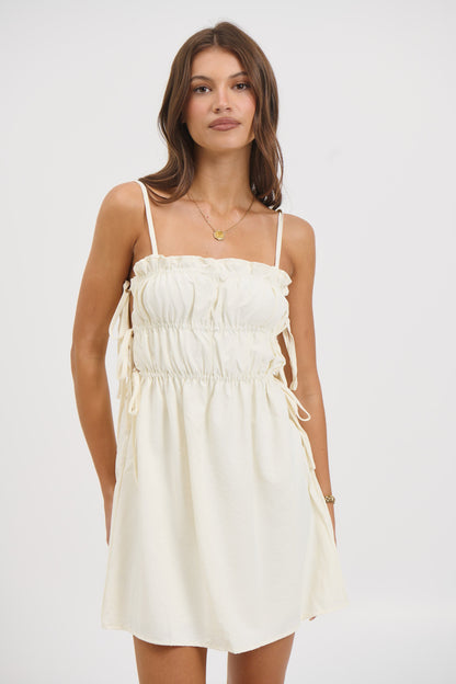 Linden Mini Dress Butter - FINAL ALE