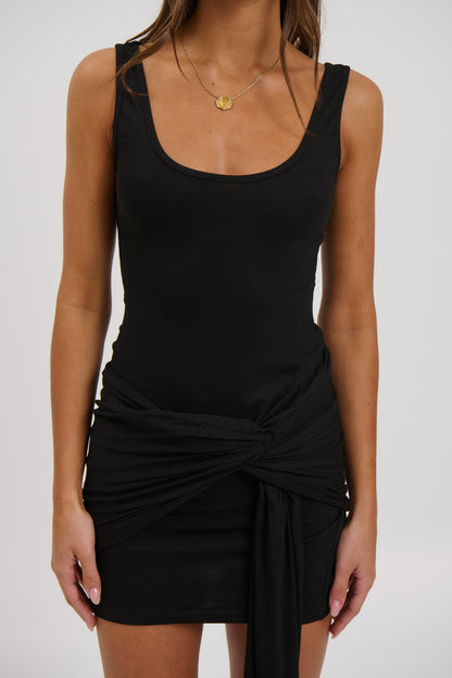 London Mini Dress Black - FINAL SALE