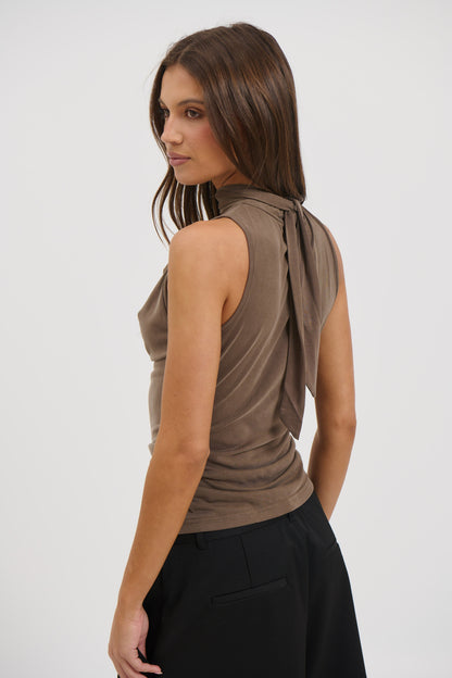 Eliza Top Brown - FINAL SALE