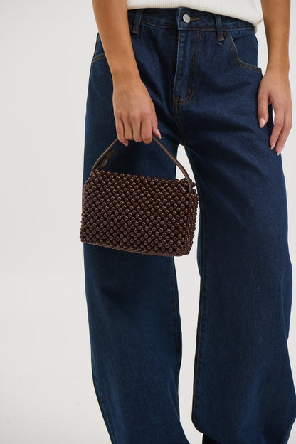 Jeanie Handle Bag Chocolate