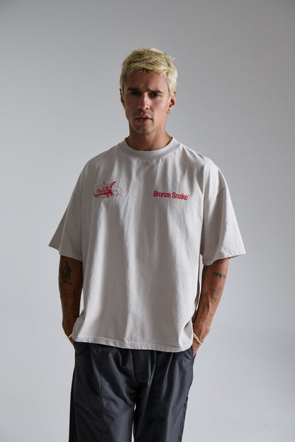 Bronze Snake Melb Tee Ivory