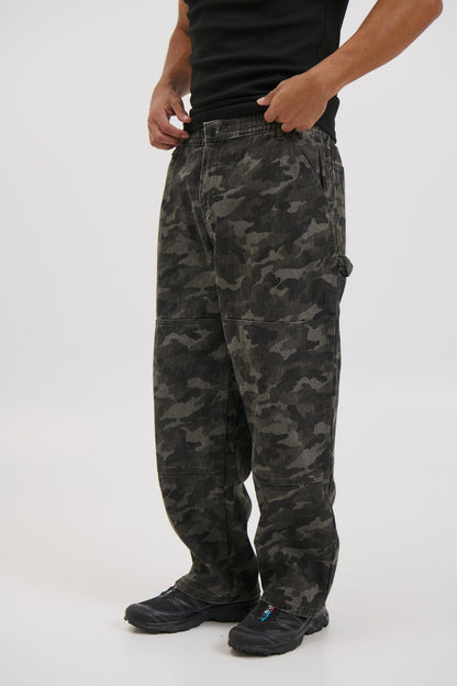 Cotton Drill Pant Camo
