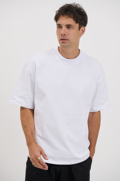 Cotton Box Tee White - FINAL SALE