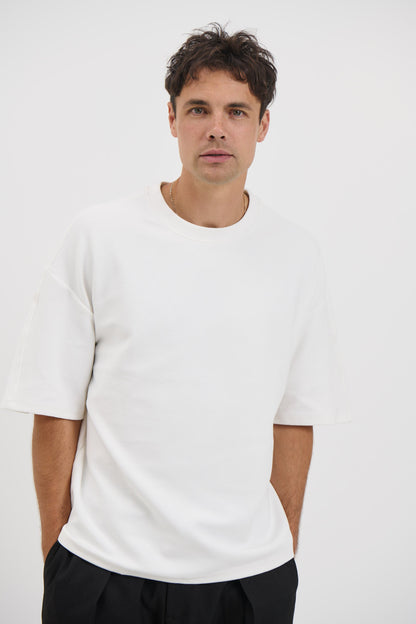 Henry Heavyweight Tee Ivory - FINAL SALE