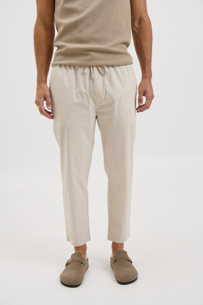 Locky Straight Pant Stone - FINAL SALE