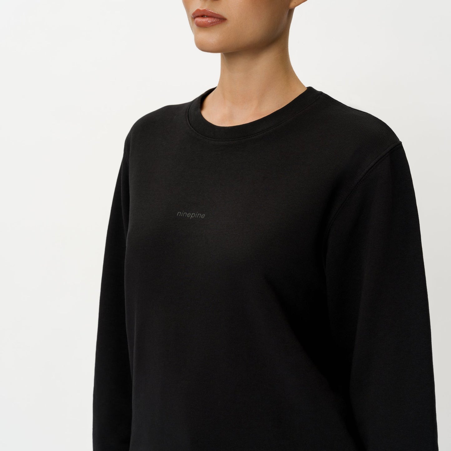 French Terry Crewneck Sweater
