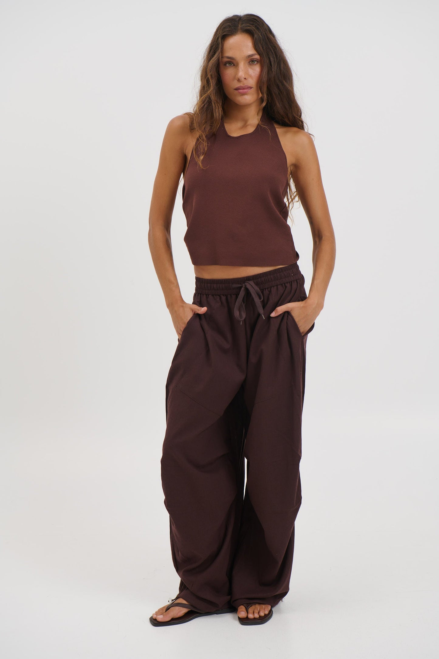 Lavinia Pant Chocolate