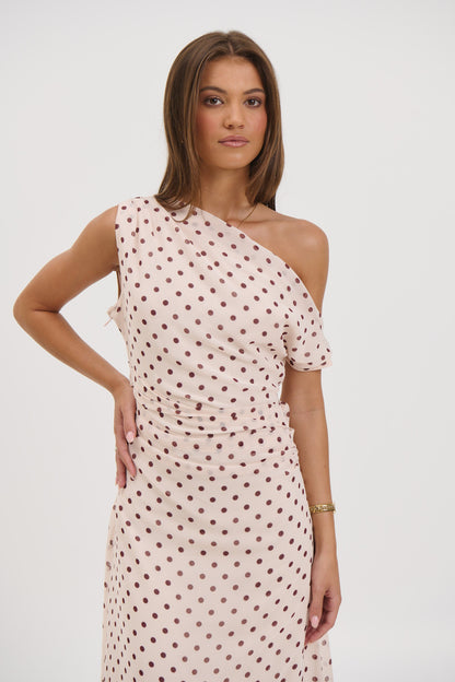 Jerri Maxi Dress Beige