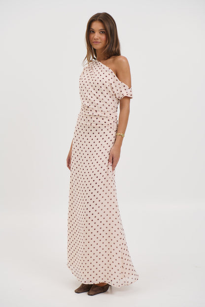 Jerri Maxi Dress Beige