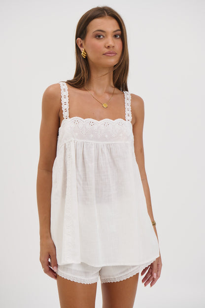 Alora Lace Set White