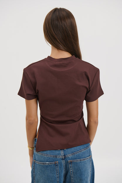 Hilary Top Dark Cacao