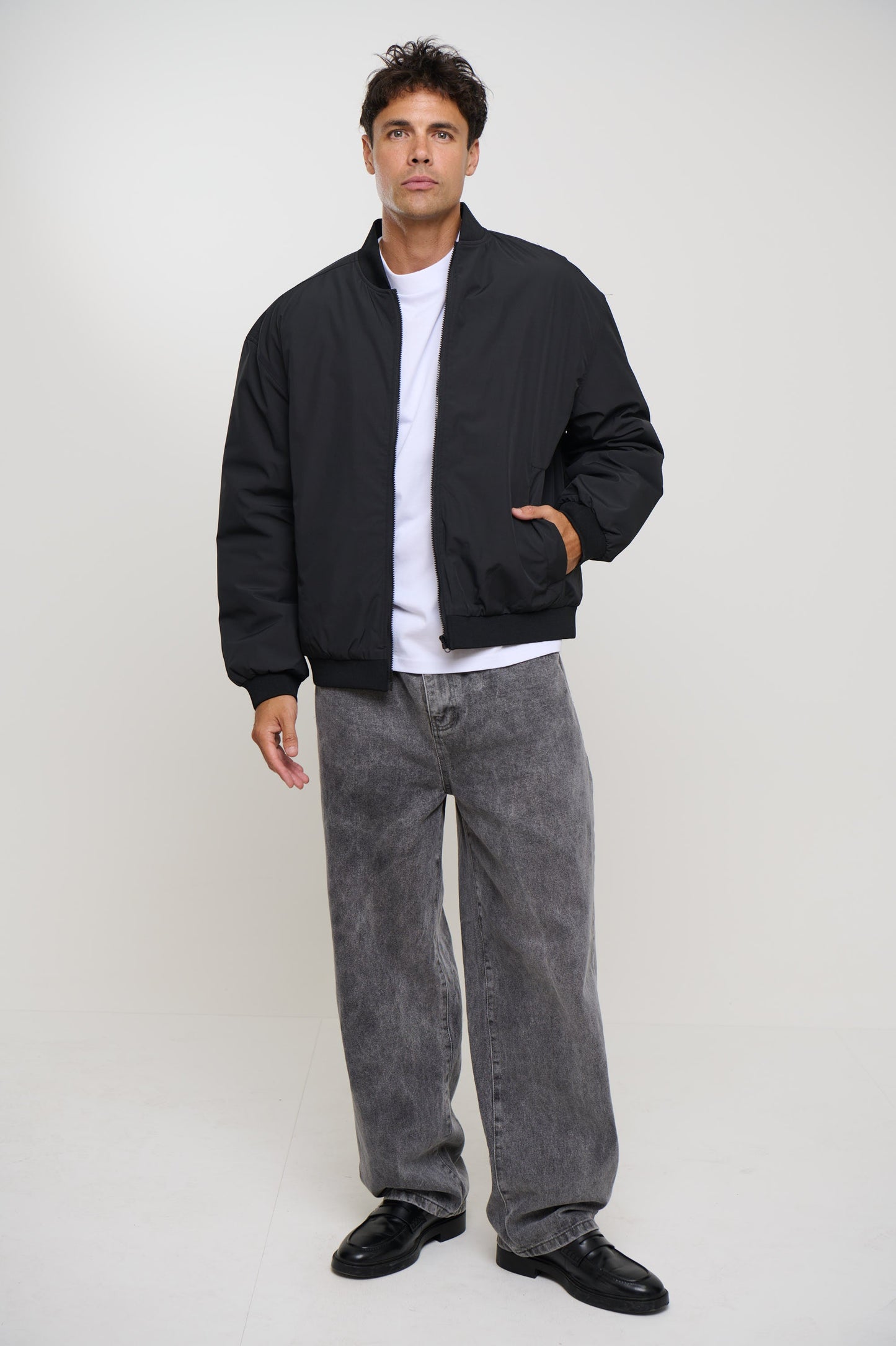 Kane Bomber Jacket Black