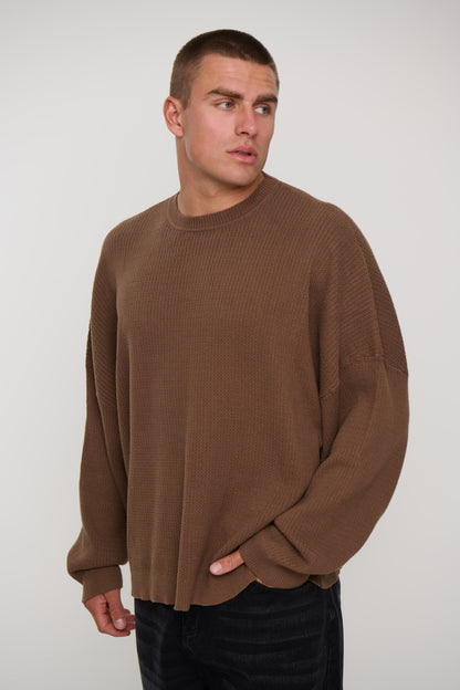 Lightweight Texture Sweat Choc