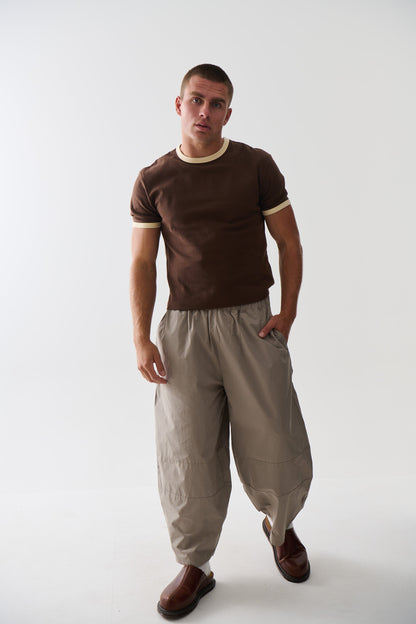 Charlie Ringer Tee Brown