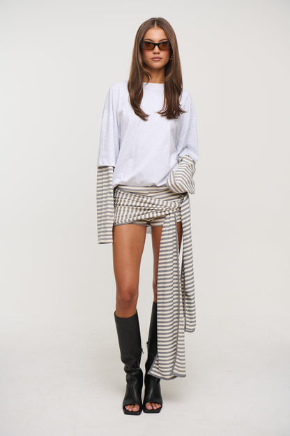 Bottega Shirt Ash Stripe