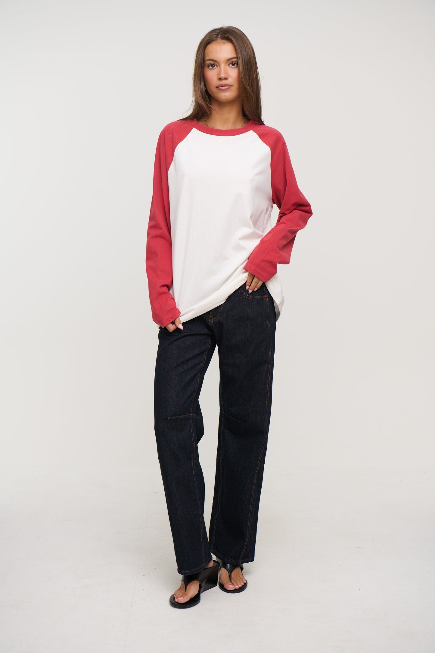 Kravitz Baseball Tee Crimson