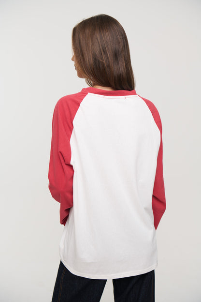 Kravitz Baseball Tee Crimson