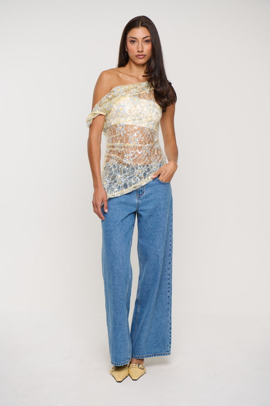 Chloe Top Lemon - FINAL SALE
