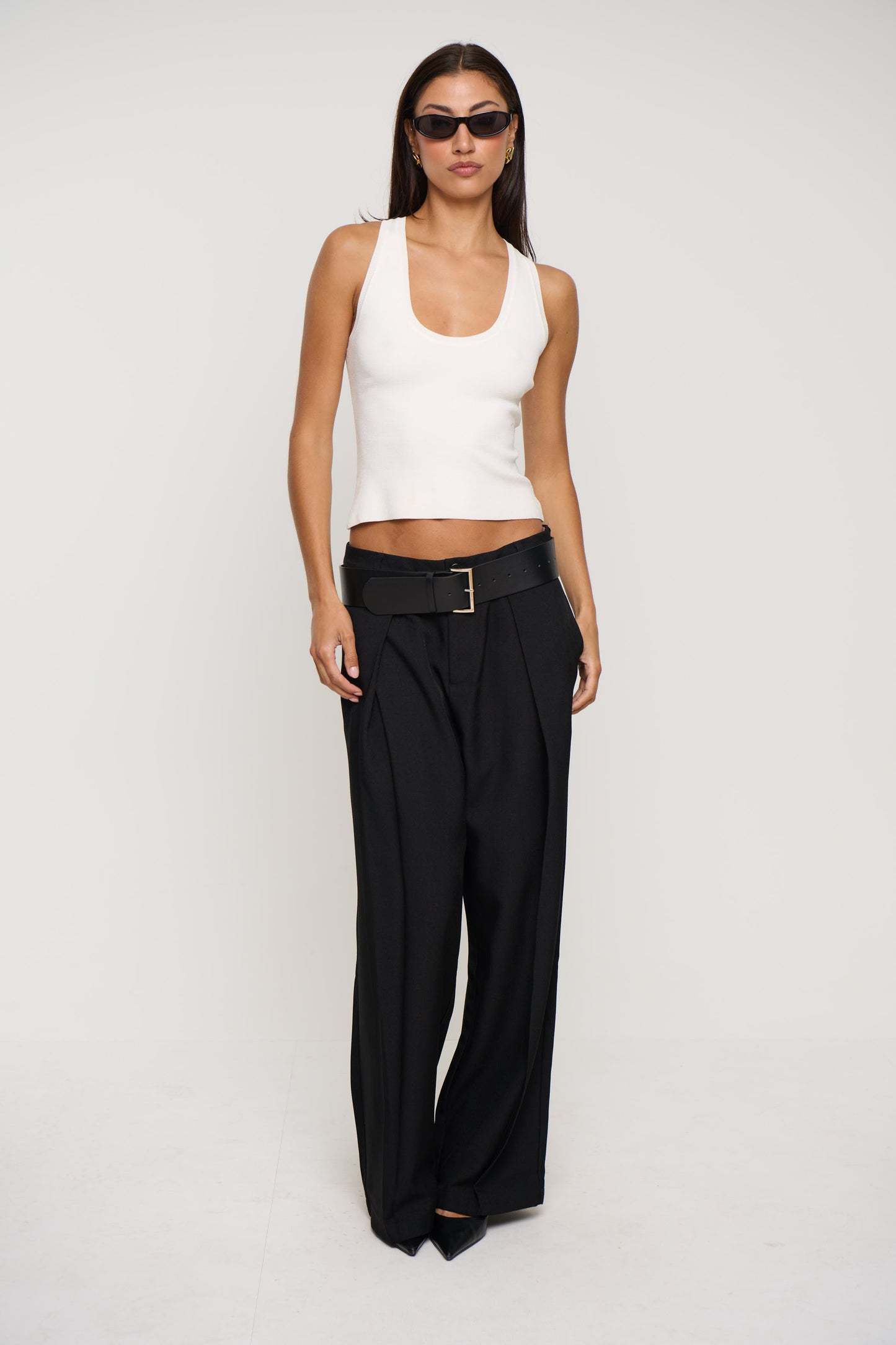 Cherrie Tank White