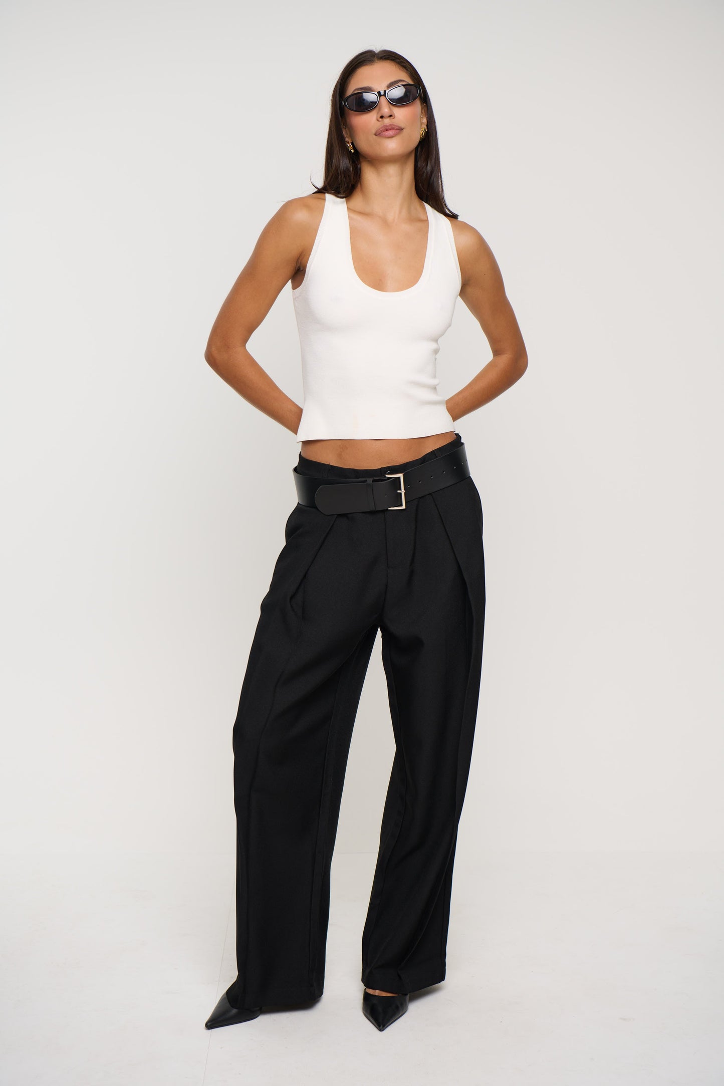 Cherrie Tank White
