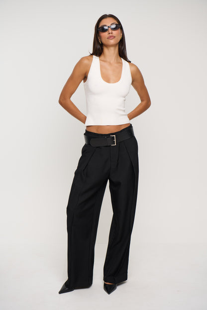 Cherrie Tank White
