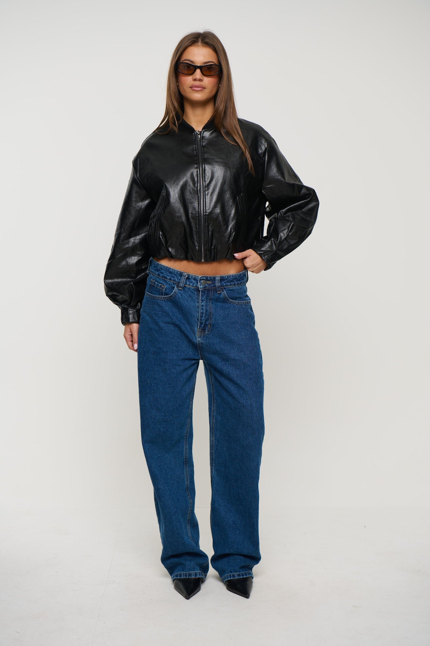 Clara Bomber Vintage Black