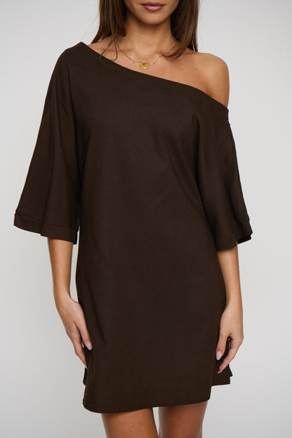 Dayne Dress Chocolate