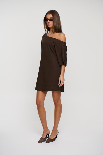 Dayne Dress Chocolate