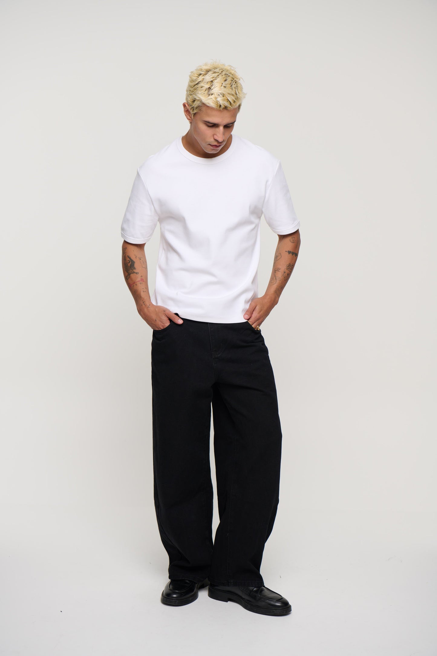 Kyle Wide Denim Black