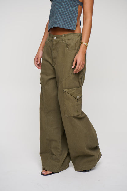 Annie Cargo Pant Olive