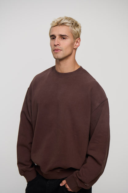 Caddy Crew Jumper Choc