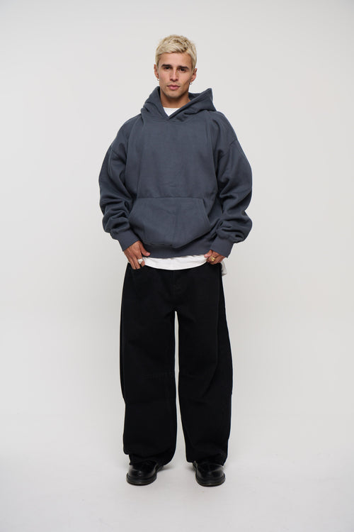 Heavyweight Comfort Hoodie Dark Grey