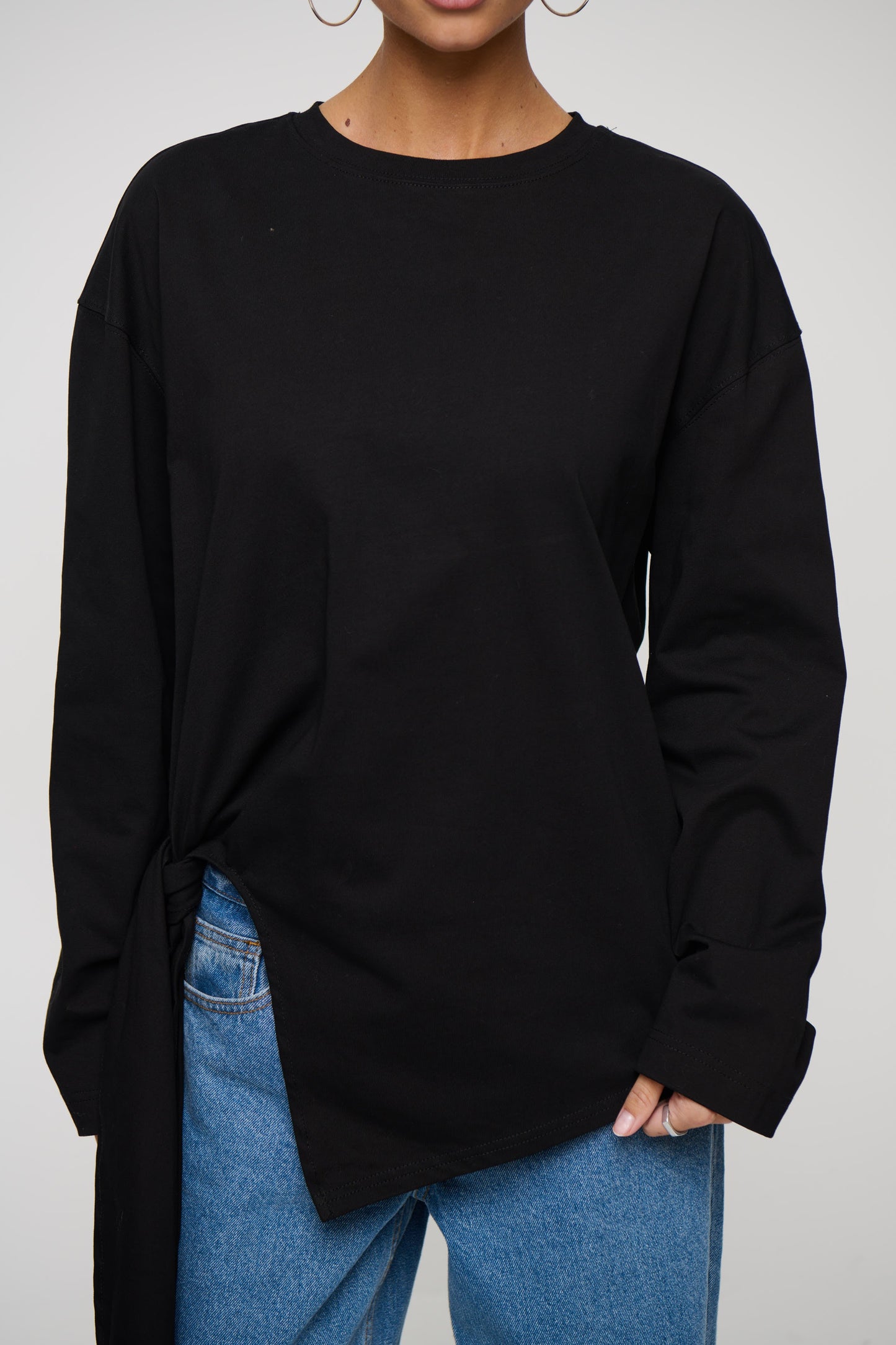 Blake Long Sleeve Tee Black