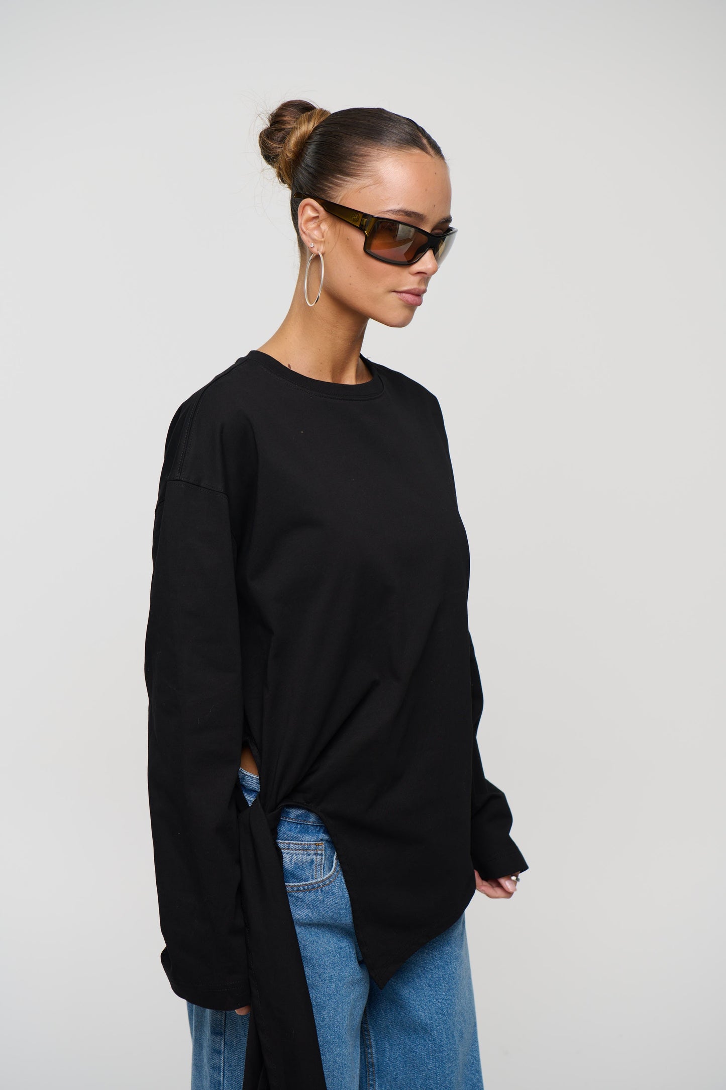 Blake Long Sleeve Tee Black