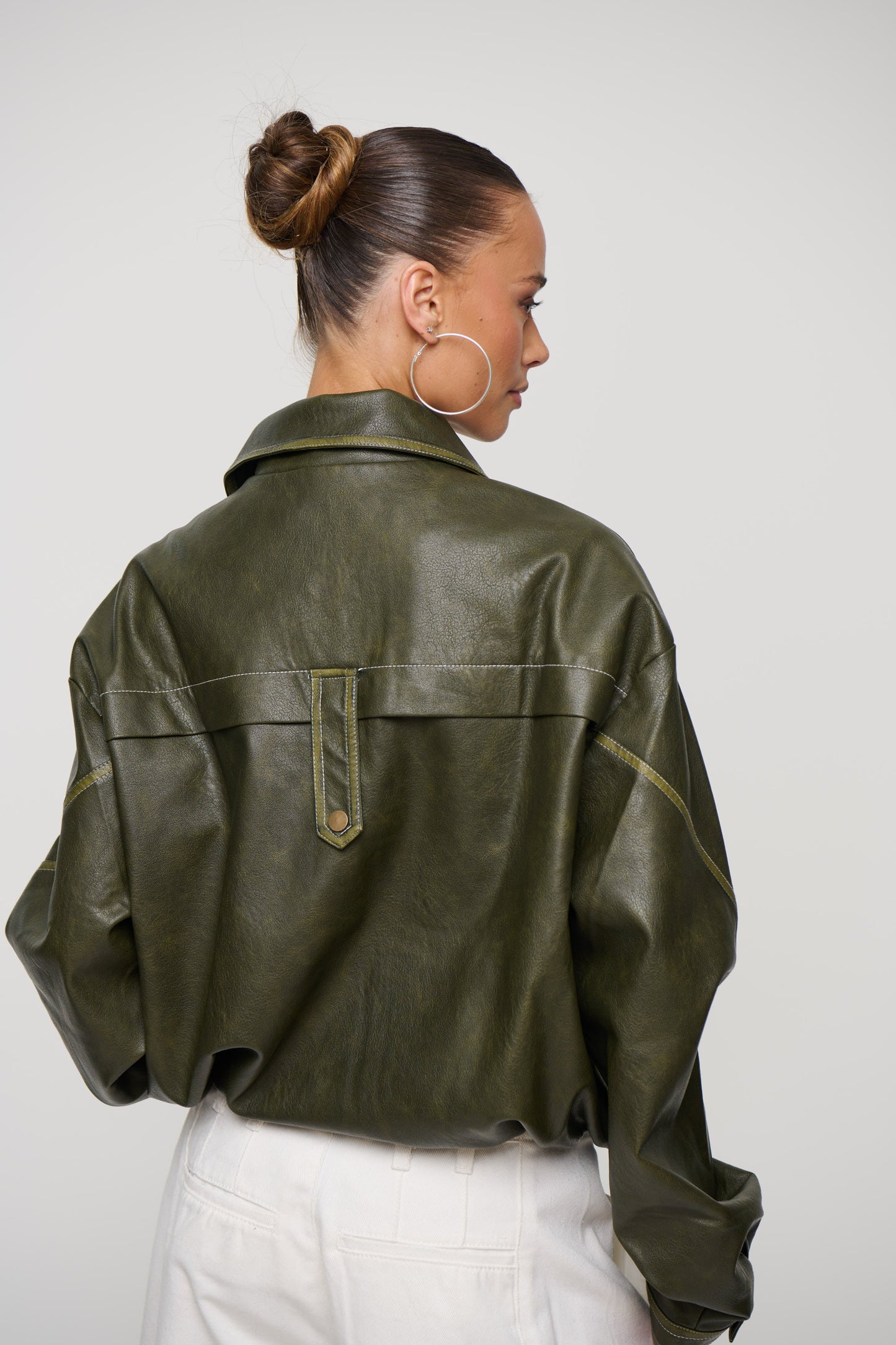 Jorja Bomber Jacket Army
