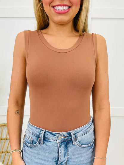 Reversible High Neckline Shapewear Tank Top In Multiple Colors