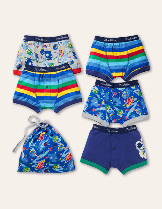 Boxers 5 Pack-Multi space