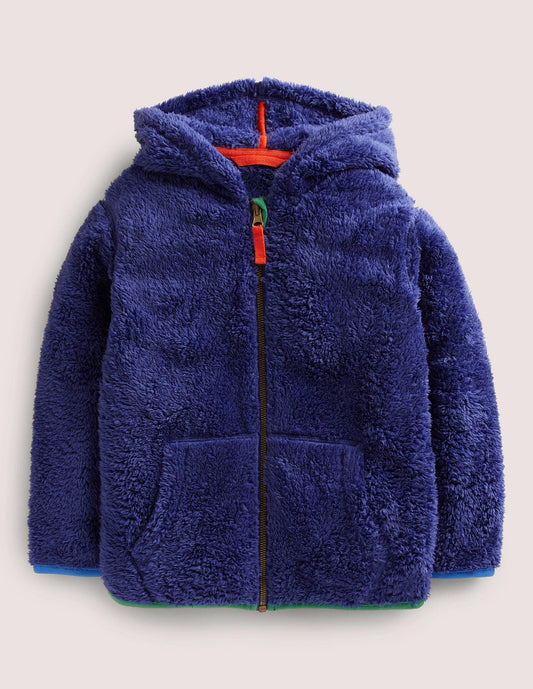 Borg Hoodie-Starboard Blue